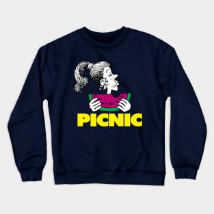 PICNIC With Watermelon Crewneck Sweatshirt